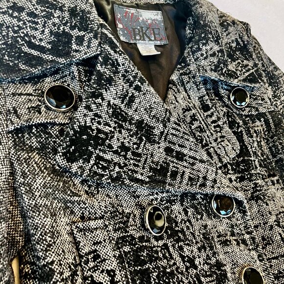 BKE, Black & White Coat, Size Small - Picture 7 of 15